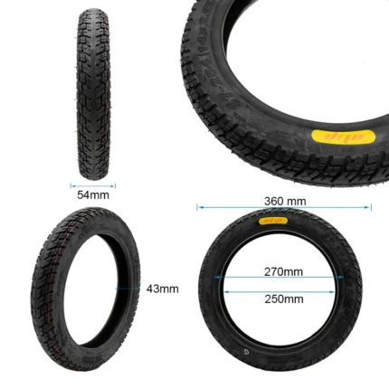 Cubierta tubeless off-road 14x2,125 57-254 con medidas