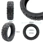Cubierta Yuanxing CY416 12x3 tubeless con medidas 280 x 85 mm