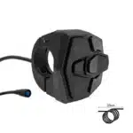 Interruptor multifunción Joyor S5 con botones de control, conector azul y cable de 20 cm