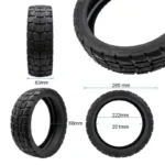Medidas cubierta Navee XT5 80/55-8 Tubeless Offroad de 83 mm de ancho y 265 mm de diámetro