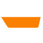 Pegatina naranja para horquilla derecha NIU KQi2 Pro original